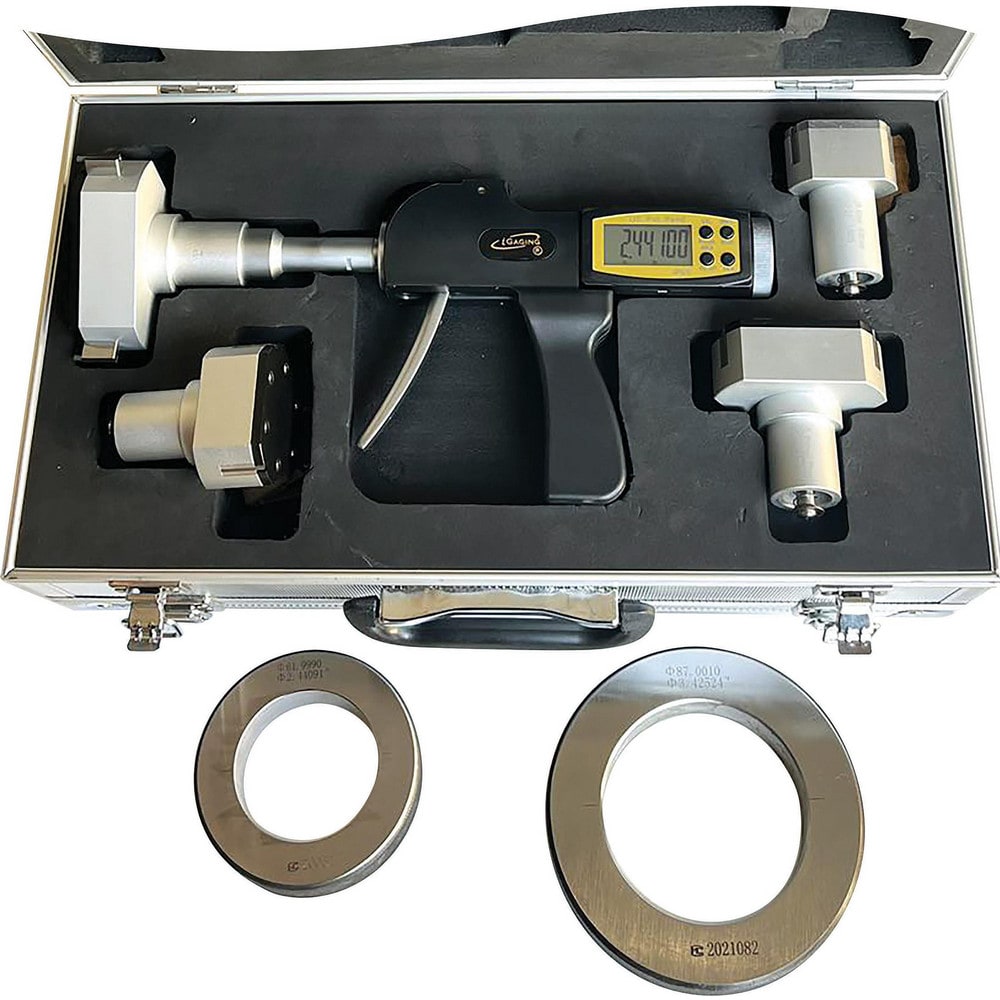 Electronic Bore Gages; Maximum Measurement (Decimal Inch): 4.0000; Maximum Measurement (mm): 100.000; Minimum Measurement (mm): 50.000; Accuracy (Decimal Inch): 0.000200; Pistol Grip: Yes