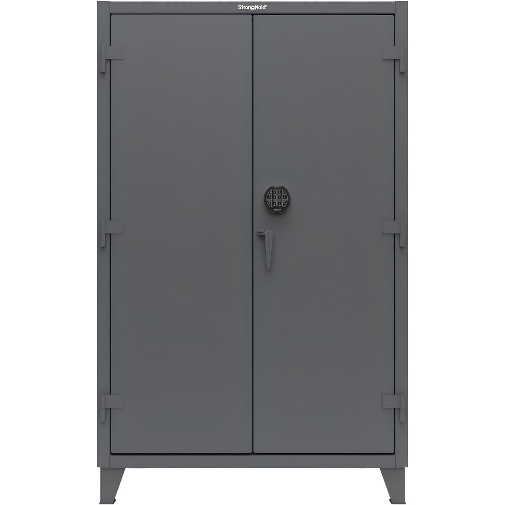 Steel Bin Cabinet: 48" Wide, 24" Deep, 78" High