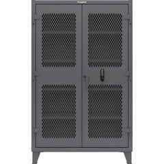 Steel Ventilated Storage Cabinet: 48" Wide, 24" Deep, 78" High