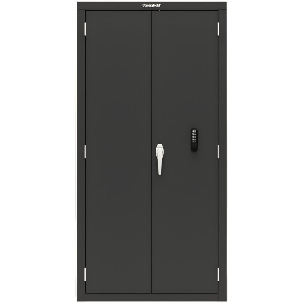 Steel Heavy-Duty Storage Cabinet: 36" Wide, 24" Deep, 72" High