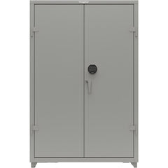 Steel Bin Cabinet: 48" Wide, 24" Deep, 78" High