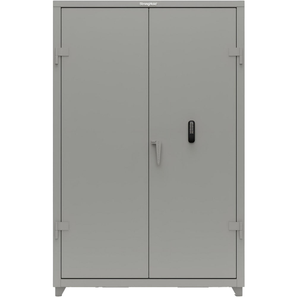 Steel Extra Heavy Duty Storage Cabinet: 48" Wide, 24" Deep, 72" High