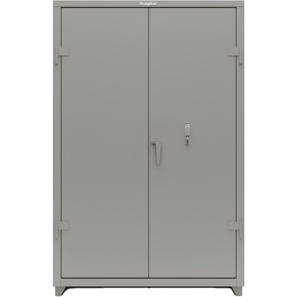 Steel Bin Cabinet: 48" Wide, 24" Deep, 75" High