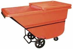 Polyethylene Basket Truck: 2,100 lb Capacity, 41" High, 32" Wide, 69" Long