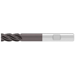 Corner Chamfer End Mill: 20.00 mm Dia, 42.00 mm LOC, 4 Flute, 0.30 mm Chamfer Width, Solid Carbide