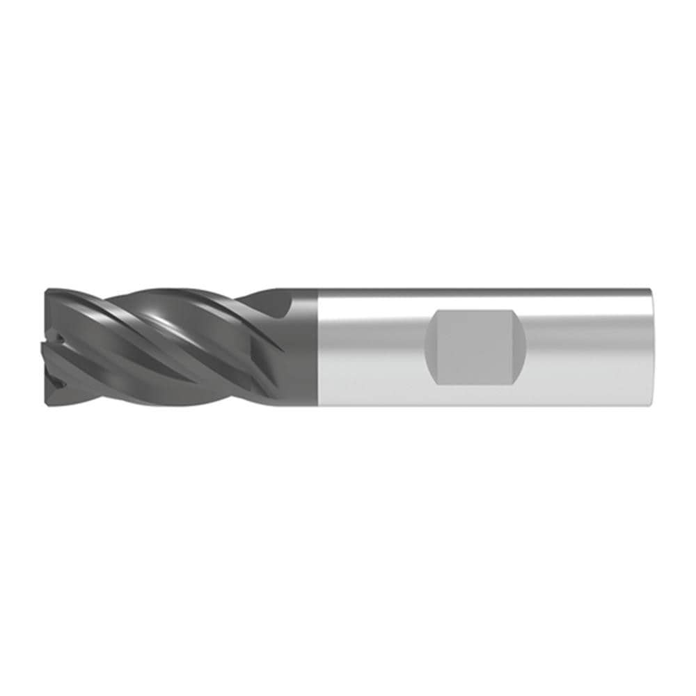 Corner Chamfer End Mill: 20.00 mm Dia, 26.00 mm LOC, 4 Flute, 0.30 mm Chamfer Width, Solid Carbide