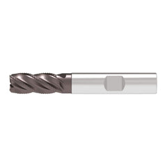 Corner Chamfer End Mill: 5.00 mm Dia, 13.00 mm LOC, 4 Flute, 0.15 mm Chamfer Width, Solid Carbide