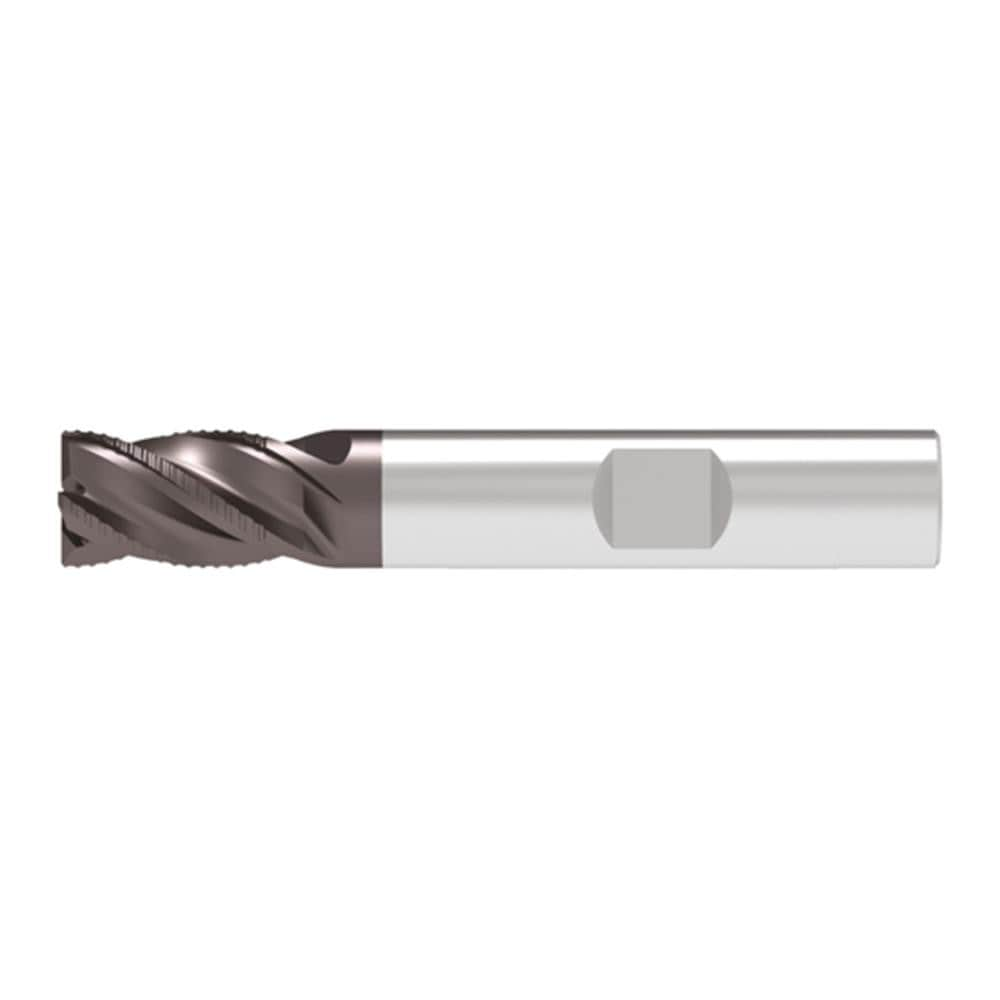 Corner Chamfer End Mill: 3.00 mm Dia, 5.00 mm LOC, 4 Flute, 0.15 mm Chamfer Width, Solid Carbide