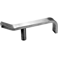 Pull-Type Handles; Handle Type: External; Material: Stainless Steel; Mount Type: Surface; Finish: Satin Stainless Steel; Projection: 2.5; Handle Width: 2.125 in