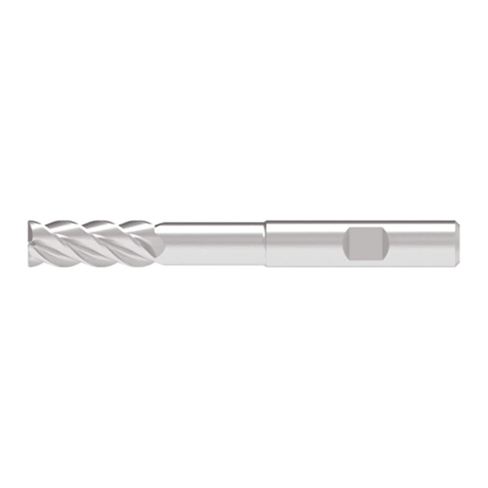 Corner Chamfer End Mill: 18.00 mm Dia, 47.00 mm LOC, 4 Flute, 0.20 mm Chamfer Width, Solid Carbide