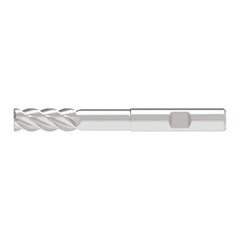 Corner Chamfer End Mill: 14.00 mm Dia, 36.00 mm LOC, 4 Flute, 0.20 mm Chamfer Width, Solid Carbide