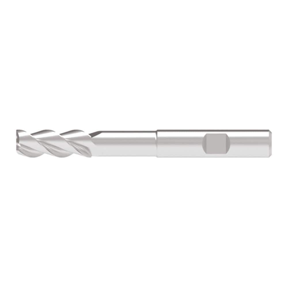 Corner Radius End Mill: 6.00 mm Dia, 16.00 mm LOC, 1.00 mm Radius, 3 Flute, Solid Carbide