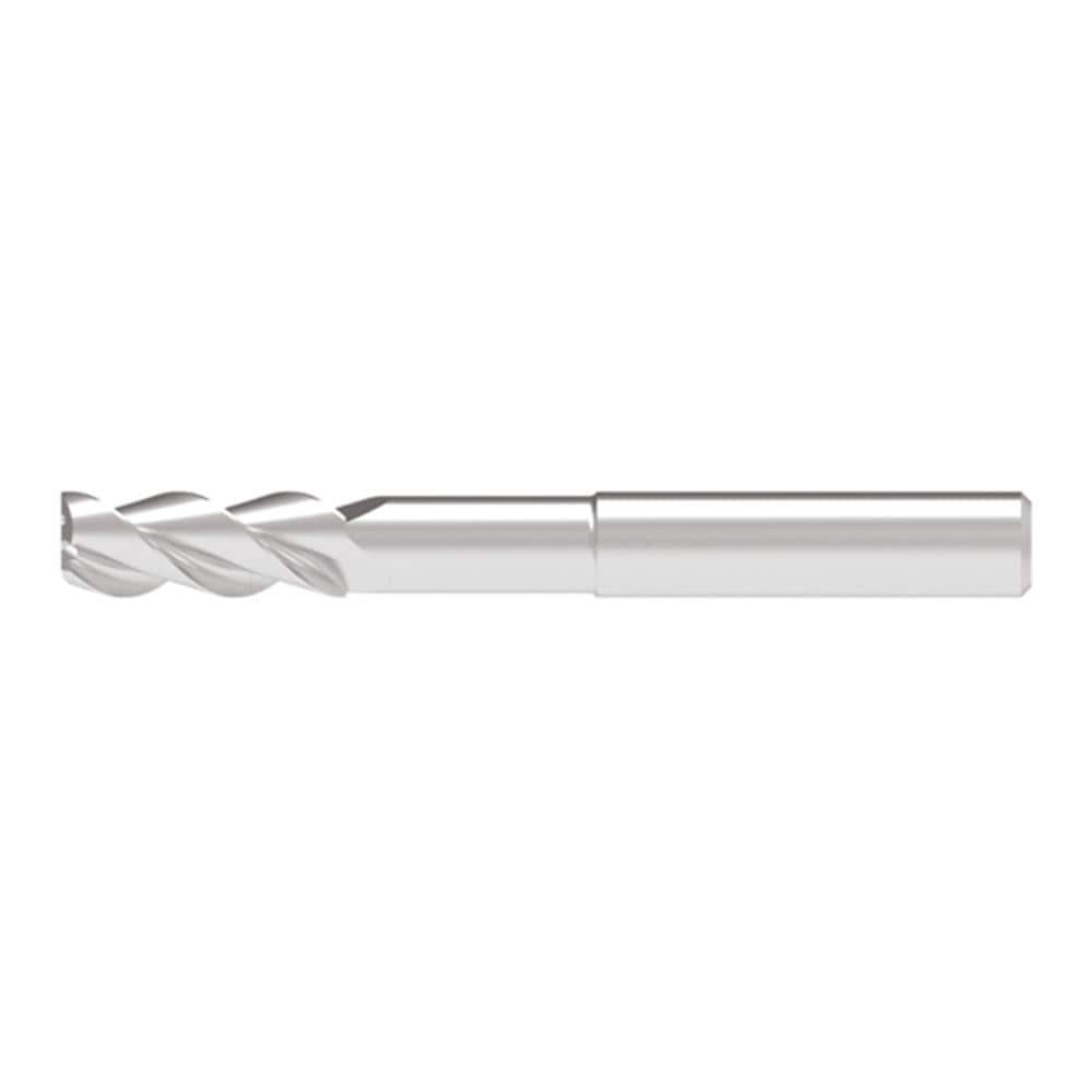 Corner Radius End Mill: 12.00 mm Dia, 31.00 mm LOC, 3.00 mm Radius, 3 Flute, Solid Carbide