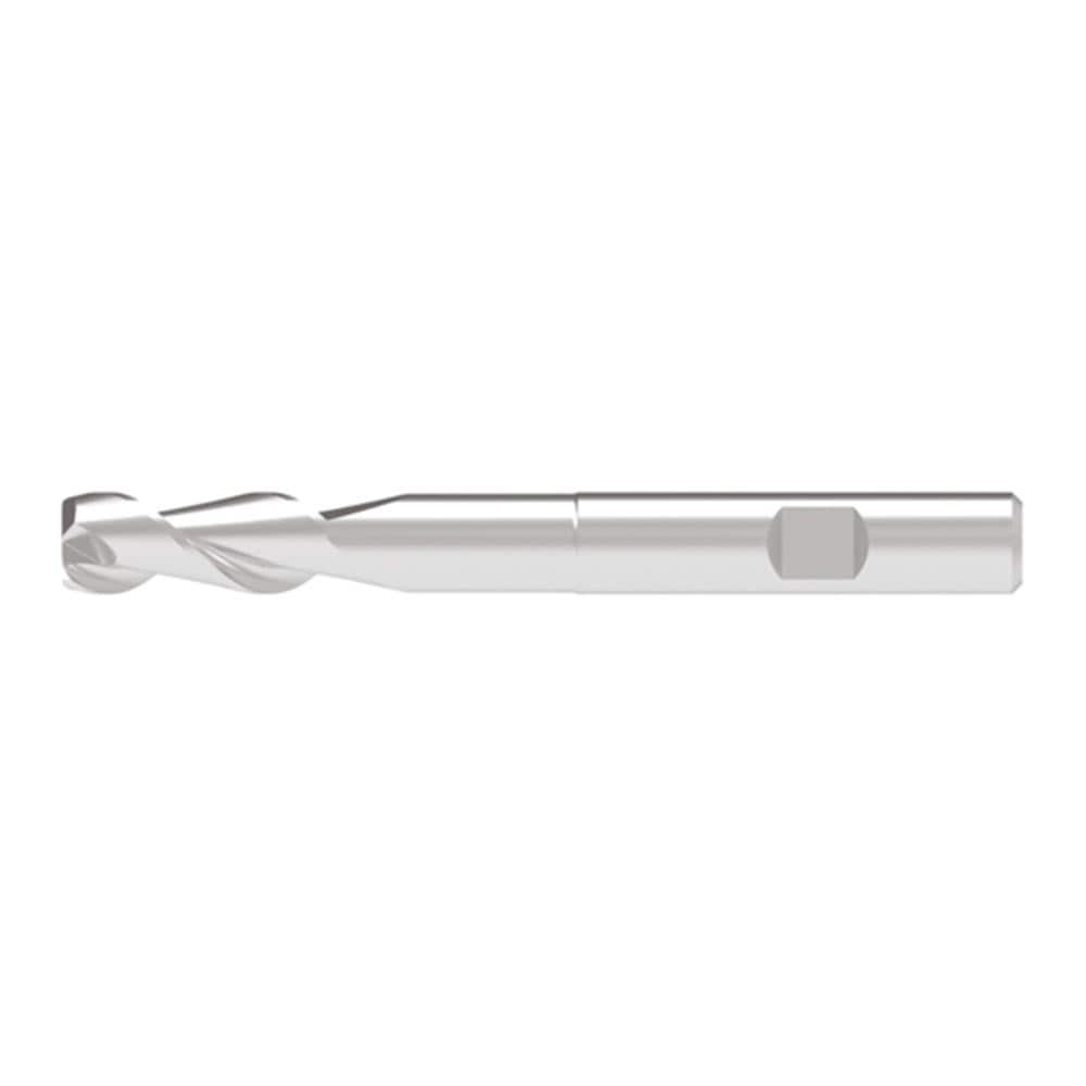 Corner Chamfer End Mill: 14.50 mm Dia, 41.00 mm LOC, 2 Flute, 0.10 mm Chamfer Width, Solid Carbide