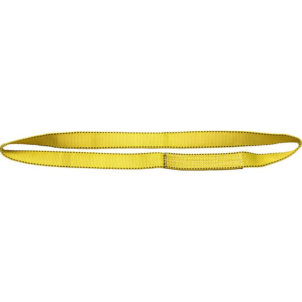 Endless, Type 5 Web Sling: 3' Long, 2" Wide, 6200 lb Vertical Capacity, Polyester