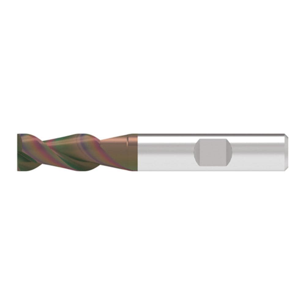 Corner Chamfer End Mill: 19.50 mm Dia, 42.00 mm LOC, 2 Flute, 0.10 mm Chamfer Width, Solid Carbide