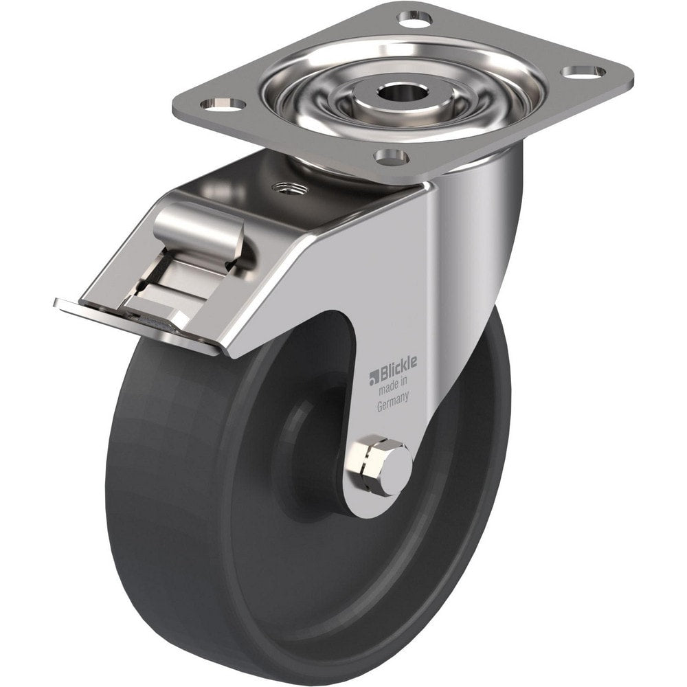 Standard Casters; Mount: Hollow Kingpin; Caster Type: Twin Wheel Swivel; Bearing Type: Precision Ball; Style: Double Ball; Wheel Diameter (Inch): 5; Wheel Width (Inch): 13/16