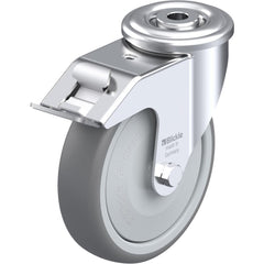 Standard Casters; Mount: Hollow Kingpin; Caster Type: Swivel; Bearing Type: Precision Ball; Style: Double Ball; Wheel Diameter (Inch): 6; Wheel Width (Inch): 2