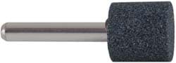 Mounted Point: 3/4" Thick, 1/4" Shank Dia, W204, 60 Grit, Medium