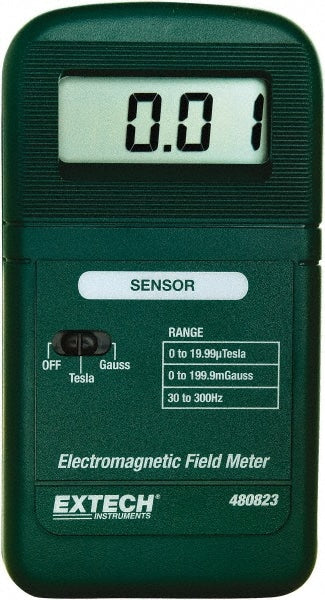 30 to 300 Hz, LCD Display, EMF and ELF Meter