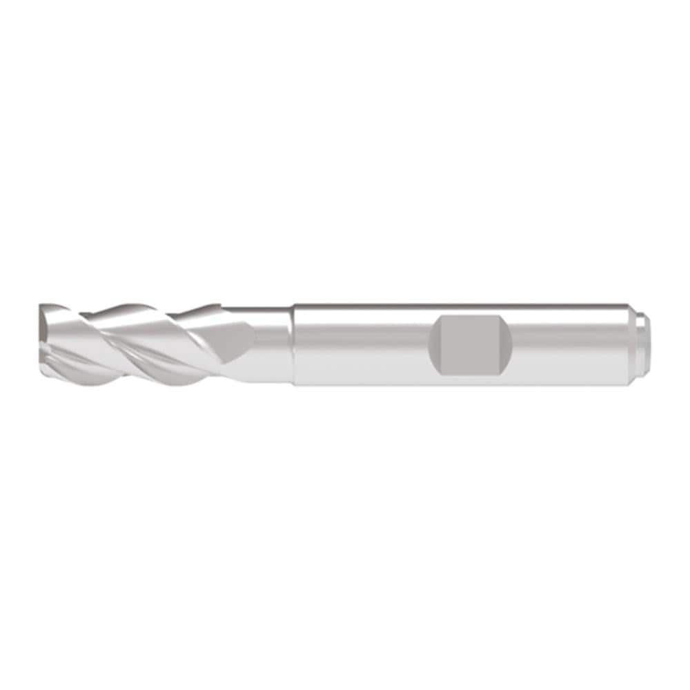 Corner Radius End Mill: 20.00 mm Dia, 42.00 mm LOC, 1.50 mm Radius, 3 Flute, Solid Carbide