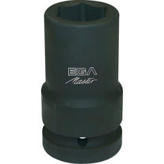 Impact Socket: 1" Drive, 1" Socket, Hex Drive