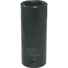 Impact Socket: 3/4" Drive, 1-7/16" Socket, Hex Drive