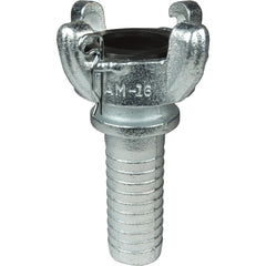 Universal Hose Couplings; Type: Hose Ends; Material: Plated Iron; Thread Standard: Non-Threaded; Connection Type: Barb; Maximum Pressure: 150 psi