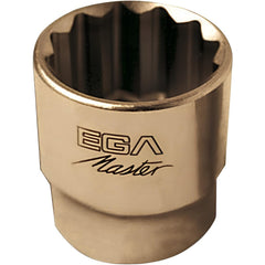 Specialty Sockets; Socket Type: Non-Impact; Drive Size: 1/2; Socket Size: 16 mm; Finish: Satin