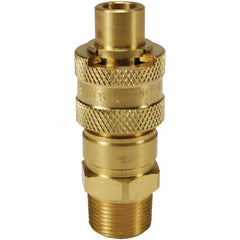 Pneumatic Hose Fittings & Couplings; Fitting Type: Plug; Type: Plug; Interchange Type: Bowes; Thread Type: NPTF; Material: Brass; Thread Standard: Male NPT