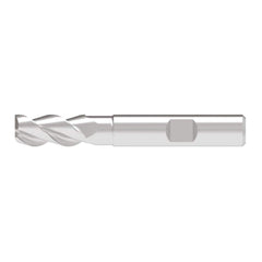 Corner Chamfer End Mill: 18.50 mm Dia, 42.00 mm LOC, 3 Flute, 0.20 mm Chamfer Width, Solid Carbide