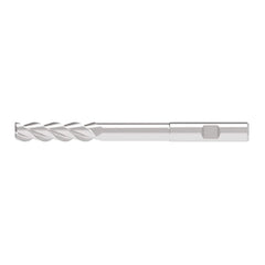 Corner Chamfer End Mill: 16.50 mm Dia, 74.00 mm LOC, 3 Flute, 0.20 mm Chamfer Width, Solid Carbide