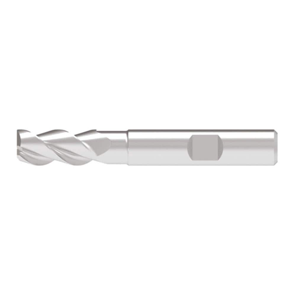 Corner Chamfer End Mill: 6.00 mm Dia, 13.00 mm LOC, 3 Flute, 0.20 mm Chamfer Width, Solid Carbide