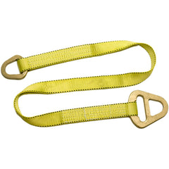 Triangle & Choker, Type 1 Web Sling: 20' Long, 4" Wide, 6400 lb Vertical Capacity, Polyester