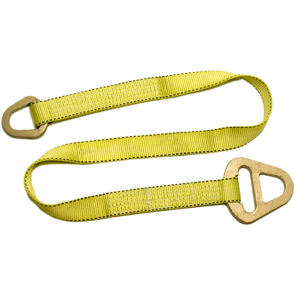 Triangle & Choker, Type 1 Web Sling: 10' Long, 2" Wide, 3200 lb Vertical Capacity, Polyester