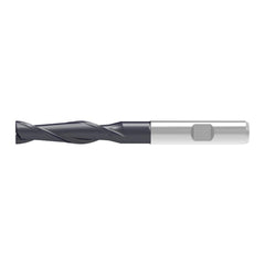 Corner Chamfer End Mill: 20.00 mm Dia, 65.00 mm LOC, 2 Flute, 0.30 mm Chamfer Width, Solid Carbide