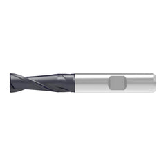 Corner Chamfer End Mill: 20.00 mm Dia, 40.00 mm LOC, 2 Flute, 0.30 mm Chamfer Width, Solid Carbide