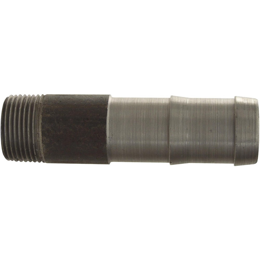 Combination Nipples For Hoses; Type: King Nipple; Material: Steel; Thread Standard: Male NPT; Thread Size: 3/4 in; Overall Length: 3.38 in; Epa Watersense Certified: No