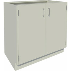 Cabinet Components & Accessories; Accessory Type: Base Cabinet; For Use With: Standing Height Cabinets; Overall Depth: 22 in; Overall Height: 35.1 in; Material: Steel; Color: Pearl; Overall Width: 36