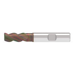 Corner Chamfer End Mill: 19.00 mm Dia, 41.00 mm LOC, 3 Flute, 0.20 mm Chamfer Width, Solid Carbide