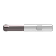 Corner Radius End Mill: 6.00 mm Dia, 4.00 mm LOC, 1.50 mm Radius, 4 Flute, Solid Carbide