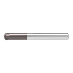 Corner Radius End Mill: 12.00 mm Dia, 7.00 mm LOC, 3.00 mm Radius, 4 Flute, Solid Carbide