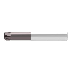 Corner Radius End Mill: 10.00 mm Dia, 6.00 mm LOC, 2.50 mm Radius, 4 Flute, Solid Carbide