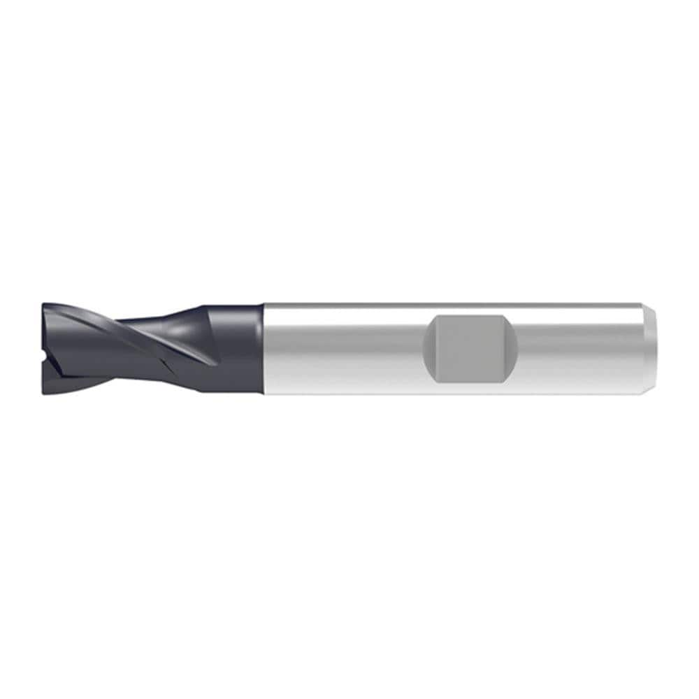 Corner Chamfer End Mill: 10.00 mm Dia, 13.00 mm LOC, 2 Flute, 0.20 mm Chamfer Width, Solid Carbide