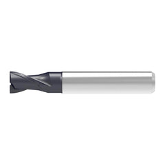 Corner Chamfer End Mill: 16.00 mm Dia, 20.00 mm LOC, 2 Flute, 0.20 mm Chamfer Width, Solid Carbide