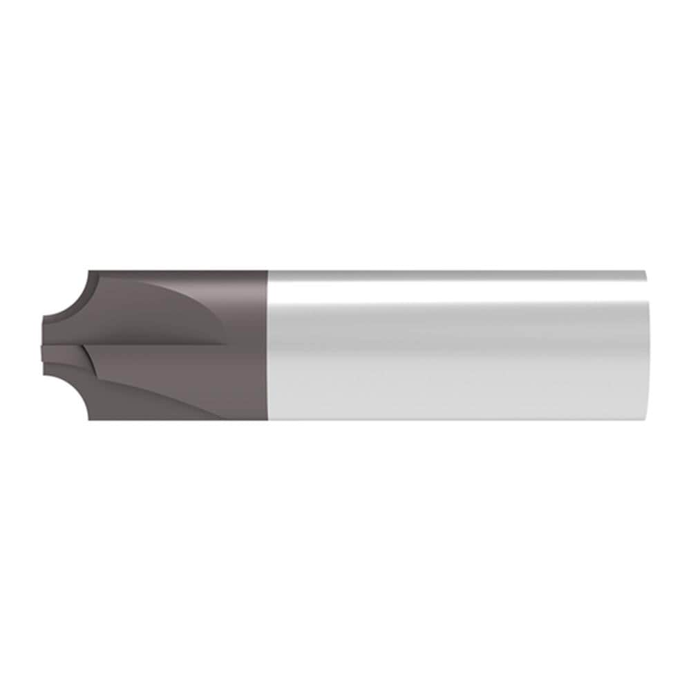 Corner Rounding End Mill: 3.50 mm Radius, 9.00 mm Dia, 4 Flutes, 3.50 mm LOC, Solid Carbide