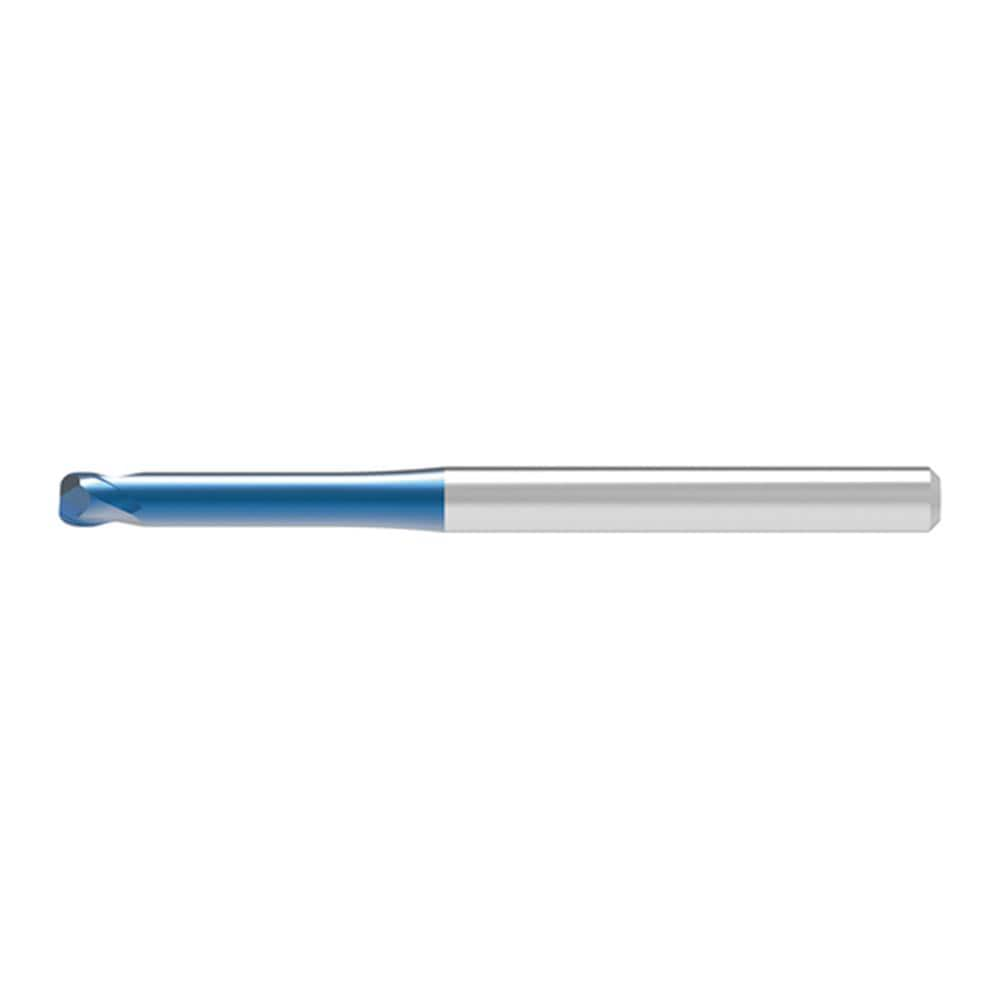 Corner Radius End Mill: 5.00 mm Dia, 3.00 mm LOC, 0.80 mm Radius, 2 Flute, Solid Carbide