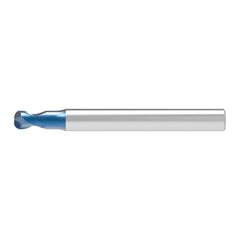 Corner Radius End Mill: 5.00 mm Dia, 5.00 mm LOC, 1.50 mm Radius, 2 Flute, Solid Carbide