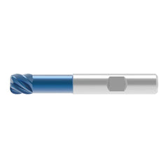 Corner Radius End Mill: 12.00 mm Dia, 12.00 mm LOC, 2.00 mm Radius, 6 Flute, Solid Carbide