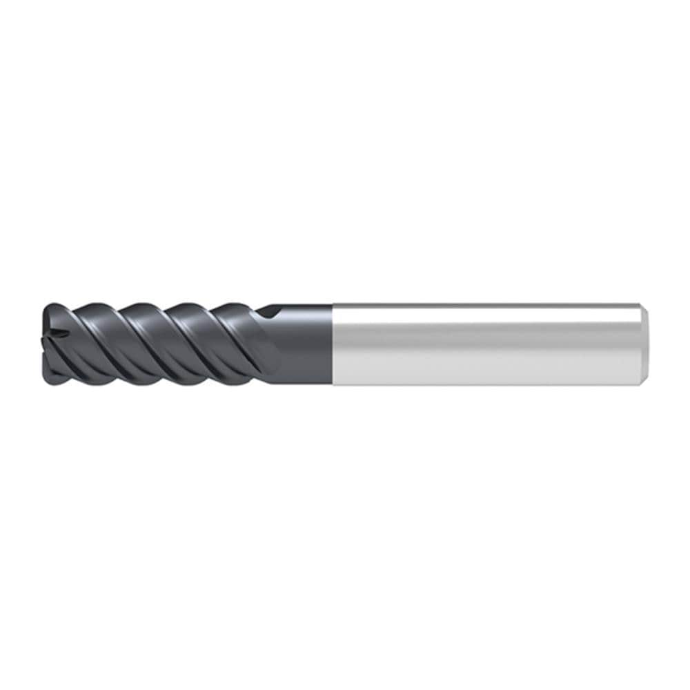 Corner Radius End Mill: 12.00 mm Dia, 28.00 mm LOC, 1.00 mm Radius, 4 Flute, Solid Carbide